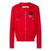 Sudadera con capucha y cremallera Mona Lisa «Roja»