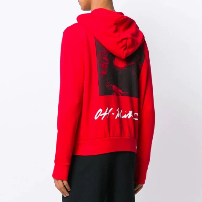 Sudadera con capucha y cremallera Mona Lisa «Roja»