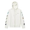 Sudadera con capucha y cremallera Printing Arrow para hombre, color blanco