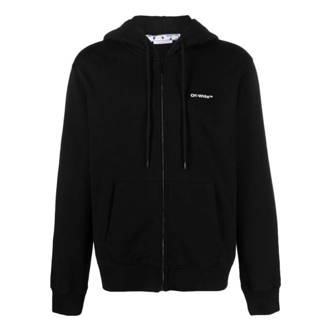 Sudadera con capucha y cremallera Wave Diag-Stripe