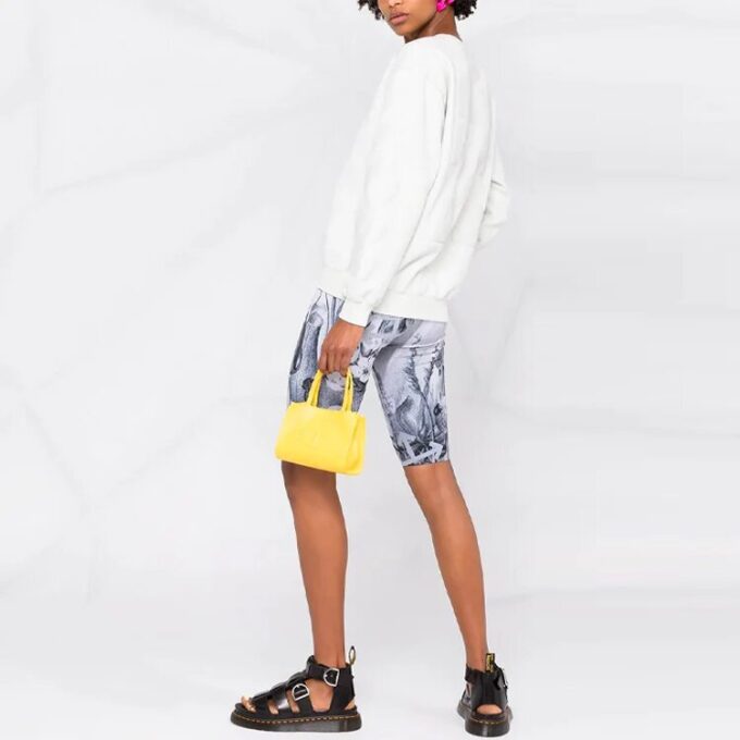 Sudadera con capucha y cuello redondo Off-White SS21 con estampado del logotipo Arrow, versión blanca