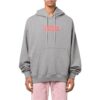 Sudadera con capucha y eslogan «Gris»