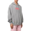 Sudadera con capucha y eslogan «Gris»
