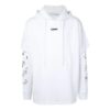 Sudadera con capucha y estampado Airport Tape SS20 para hombre, color blanco
