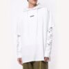 Sudadera con capucha y estampado Airport Tape SS20 para hombre, color blanco