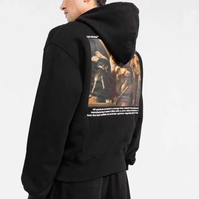 Sudadera con capucha y estampado Caravaggio Crowning