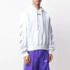 Sudadera con capucha y estampado de Arrows para hombre, color blanco