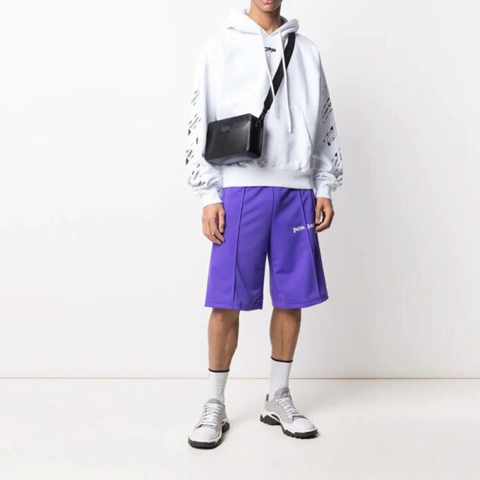 Sudadera con capucha y estampado de Arrows para hombre, color blanco