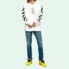 Sudadera con capucha y estampado de flechas