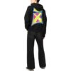 Sudadera con capucha y estampado de truenos