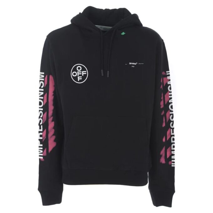 Sudadera con capucha y estampado Diag