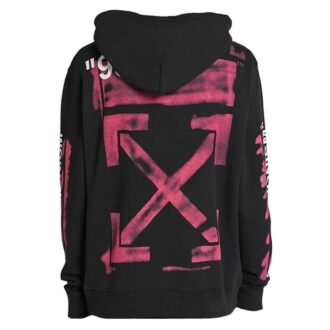 Sudadera con capucha y estampado Diag