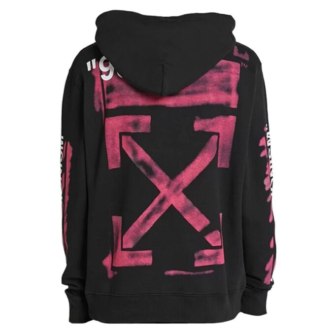 Sudadera con capucha y estampado Diag