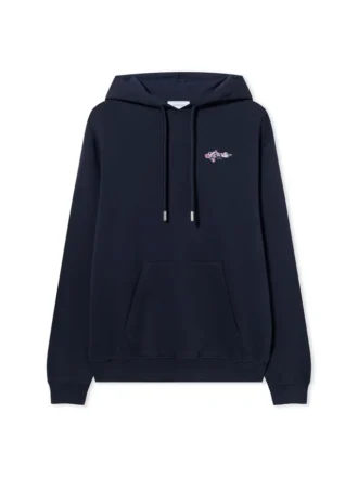 Sudadera con capucha y flecha en acuarela