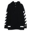 Sudadera con capucha y flechas «Negro-Blanco»