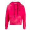 Sudadera con capucha y logo descolorido FW20, rosa