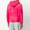 Sudadera con capucha y logo descolorido FW20, rosa