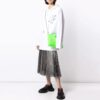 Sudadera con capucha y logo Off-White SS21, color blanco