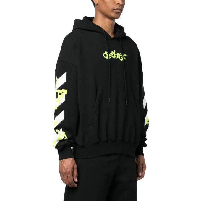 Sudadera con capucha y logotipo de Arrows en diagonal