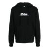 Sudadera con capucha y logotipo grande «Negro»