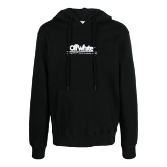 Sudadera con capucha y logotipo grande «Negro»