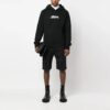 Sudadera con capucha y logotipo grande «Negro»