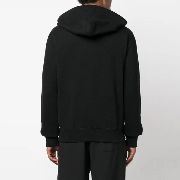 Sudadera con capucha y logotipo grande «Negro»