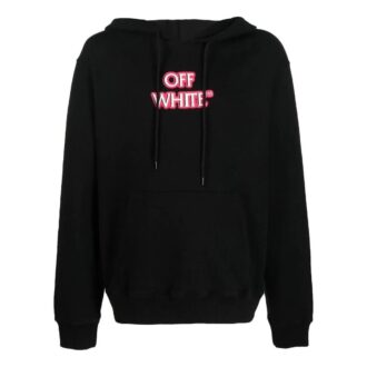 Sudadera con capucha y logotipo impreso «Negro»