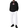 Sudadera con capucha y logotipo impreso «Negro»