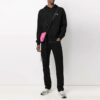 Sudadera con cordón y logo Off-White para hombre, temporada FW21, corte holgado, color negro