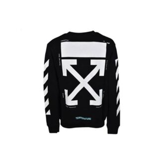 Sudadera con estampado diagonal Monalisa para hombre, color negro