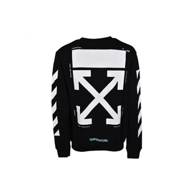 Sudadera con estampado diagonal Monalisa para hombre, color negro