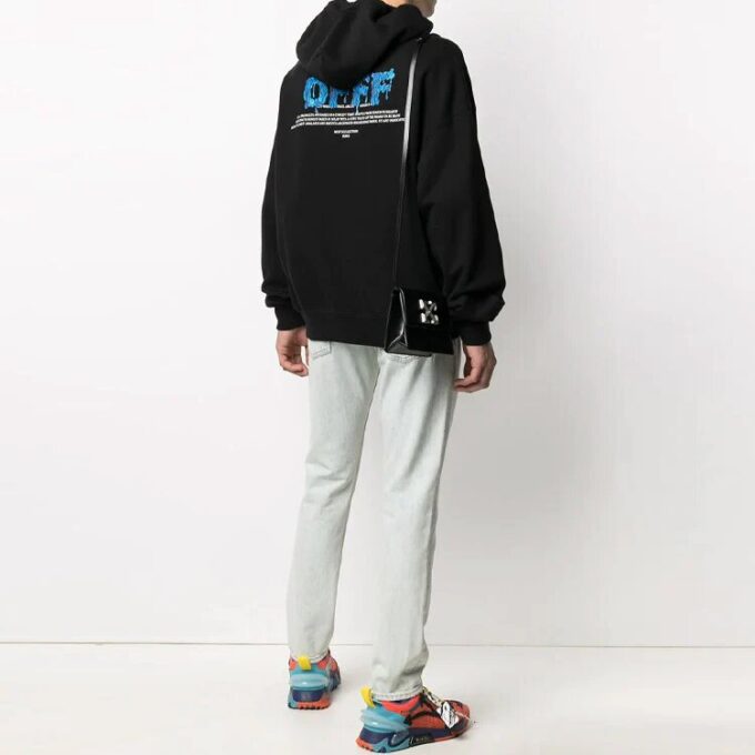 Sudadera con logo para hombre SS21, oversize, negra