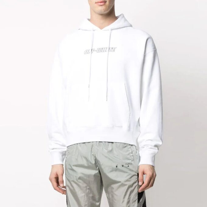 Sudadera con logo Pascal Painting para hombre, temporada primavera-verano 2021, color blanco