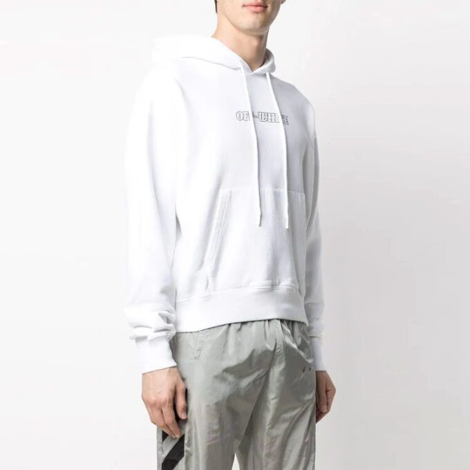 Sudadera con logo Pascal Painting para hombre, temporada primavera-verano 2021, color blanco