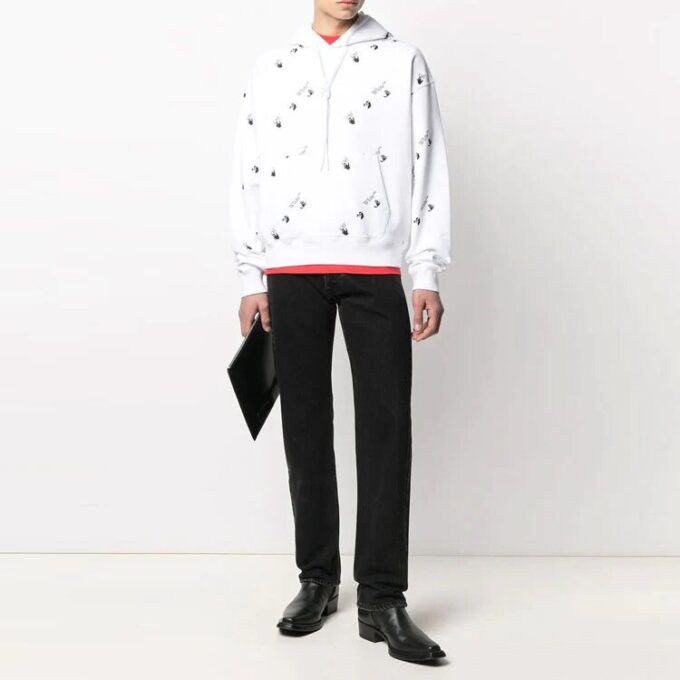 Sudadera con logotipo para hombre SS21 Blanca