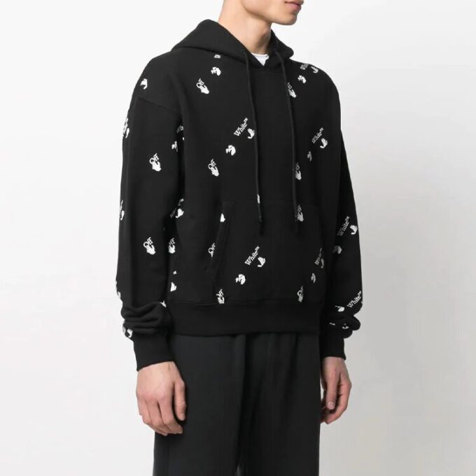 Sudadera con logotipo para hombre SS21, negra