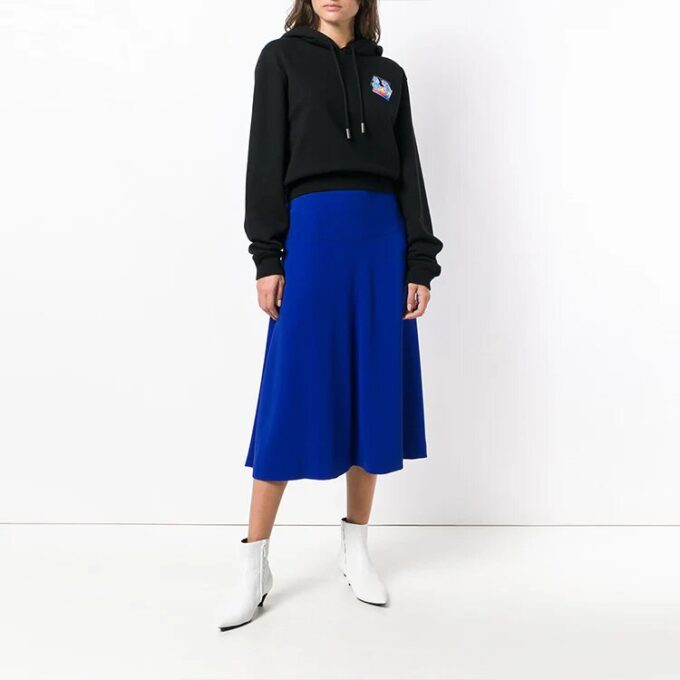 Sudadera corta con capucha Off-White Microenvironment Negra