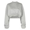 Sudadera corta de Off-White con mangas oversize «Gris»
