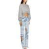 Sudadera corta de Off-White con mangas oversize «Gris»