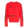 Sudadera de algodón con cuello redondo y logotipo para hombre SS19 «Impressionism» – Rojo