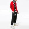 Sudadera de algodón con cuello redondo y logotipo para hombre SS19 «Impressionism» – Rojo