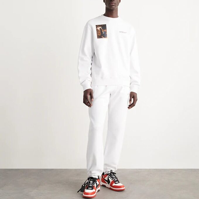 Sudadera de algodón con estampado de Caravaggio FW22