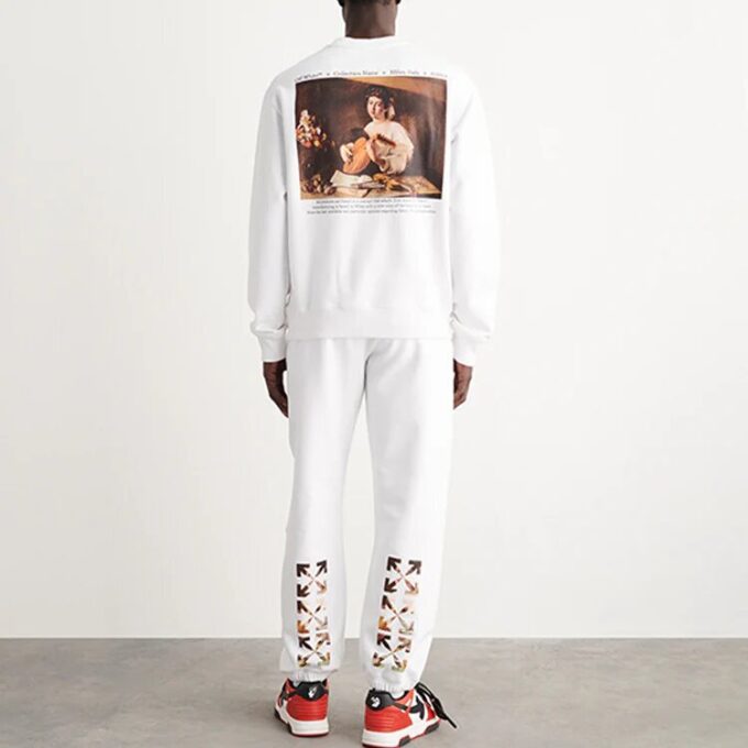Sudadera de algodón con estampado de Caravaggio FW22