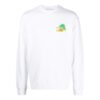 Sudadera de cuello redondo ajustada Brush Arrow «Blanco»