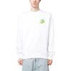 Sudadera de cuello redondo ajustada Brush Arrow «Blanco»