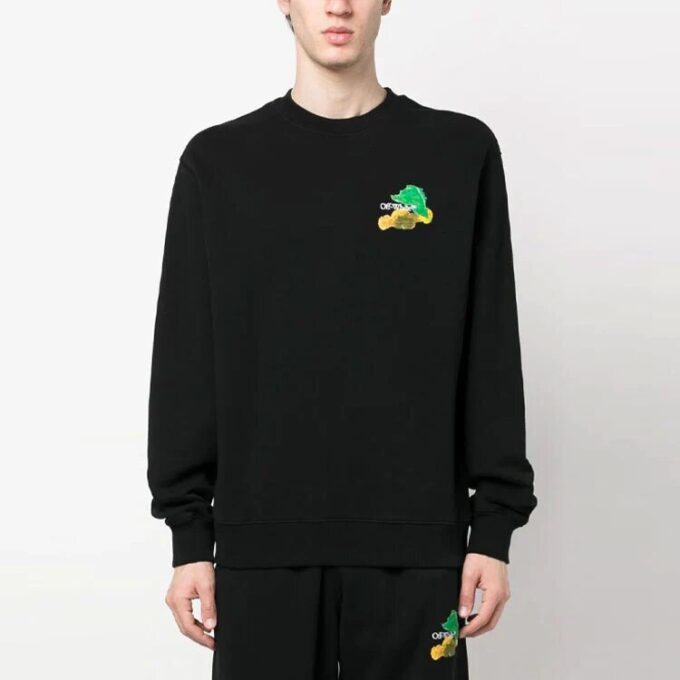 Sudadera de cuello redondo Brush Arrow de la temporada primavera-verano 2023