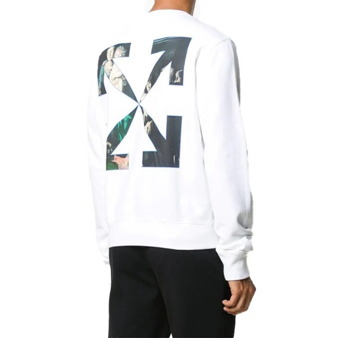 Sudadera de cuello redondo con estampado Caravaggio FW20