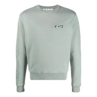 Sudadera de cuello redondo con logotipo «Jadeite/Negro»