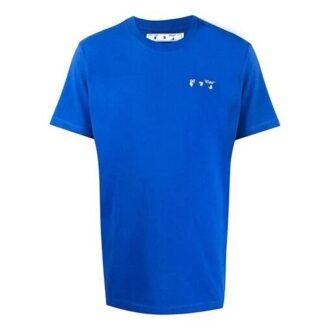 Sudadera de cuello redondo con logotipo para hombre, azul